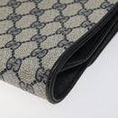 GUCCI GG Supreme Shoulder Bag PVC Navy Gold 904 02 050 Auth ep8341-15