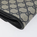 GUCCI GG Supreme Shoulder Bag PVC Navy Gold 904 02 050 Auth ep8341-16