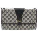 GUCCI GG Supreme Shoulder Bag PVC Navy Gold 904 02 050 Auth ep8341-13