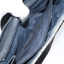 GUCCI GG Supreme Shoulder Bag PVC Navy Gold 904 02 050 Auth ep8341-21