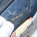 GUCCI GG Supreme Shoulder Bag PVC Navy Gold 904 02 050 Auth ep8341-12
