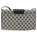 GUCCI GG Supreme Shoulder Bag PVC Navy Gold 904 02 050 Auth ep8341-2