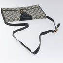 GUCCI GG Supreme Shoulder Bag PVC Navy Gold 904 02 050 Auth ep8341-7