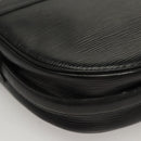 LOUIS VUITTON Epi Jeune Fille MM Shoulder Bag Black M52152 LV Auth ep8347-16