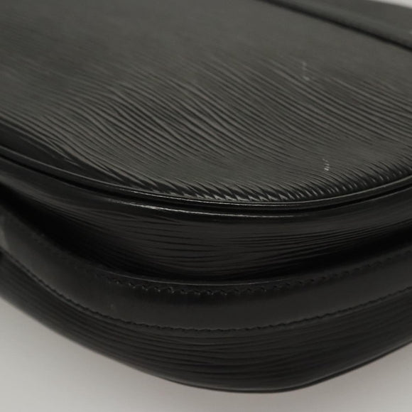 LOUIS VUITTON Epi Jeune Fille MM Shoulder Bag Black M52152 LV Auth ep8347