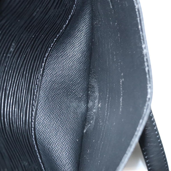 LOUIS VUITTON Epi Jeune Fille MM Shoulder Bag Black M52152 LV Auth ep8347