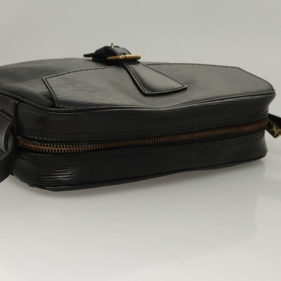 LOUIS VUITTON Epi Jeune Fille MM Shoulder Bag Black M52152 LV Auth ep8347