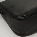 Burberrys Shoulder Bag Leather Black Gold Auth ep8351-15