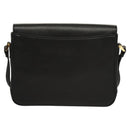Burberrys Shoulder Bag Leather Black Gold Auth ep8351-2