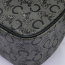 CELINE C Sulky Shoulder Bag PVC Navy Gold Auth ep8365-16