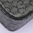 CELINE C Sulky Shoulder Bag PVC Navy Gold Auth ep8365-17