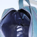 CELINE C Sulky Shoulder Bag PVC Navy Gold Auth ep8365-24