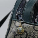 CELINE C Sulky Shoulder Bag PVC Navy Gold Auth ep8365-28