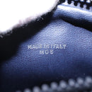 CELINE C Sulky Shoulder Bag PVC Navy Gold Auth ep8365-12