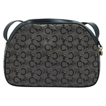 CELINE C Sulky Shoulder Bag PVC Navy Gold Auth ep8365 - 0