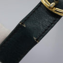 CELINE C Sulky Shoulder Bag PVC Navy Gold Auth ep8365-9