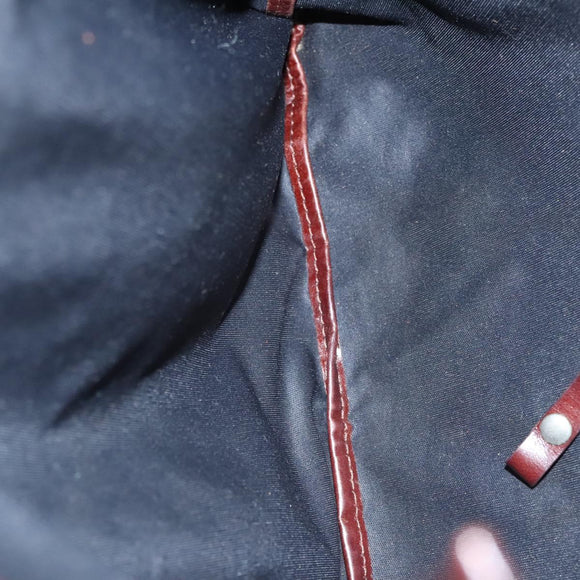 FENDI Zucca Canvas Hand Bag Brown Black Auth ep8370