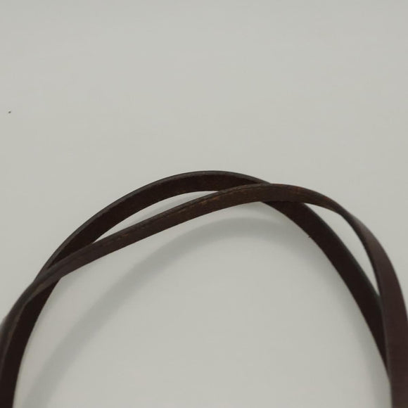 FENDI Zucca Canvas Hand Bag Brown Black Auth ep8370