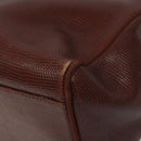 Salvatore Ferragamo Tote Bag Leather Brown Auth ep8381-9