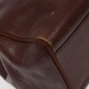 Salvatore Ferragamo Tote Bag Leather Brown Auth ep8381-14