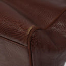 Salvatore Ferragamo Tote Bag Leather Brown Auth ep8381-15