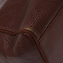 Salvatore Ferragamo Tote Bag Leather Brown Auth ep8381-16