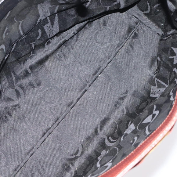 Salvatore Ferragamo Tote Bag Leather Brown Auth ep8381