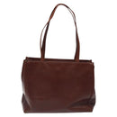 Salvatore Ferragamo Tote Bag Leather Brown Auth ep8381-2