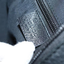 GUCCI GG Canvas Shoulder Bag Nylon Black Silver 105669 Auth ep8385-18