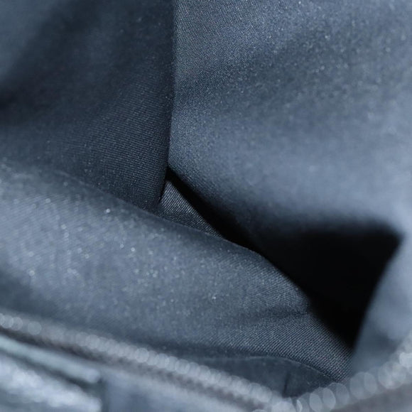 GUCCI GG Canvas Shoulder Bag Nylon Black Silver 105669 Auth ep8385