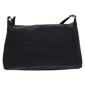 GUCCI GG Canvas Shoulder Bag Nylon Black Silver 105669 Auth ep8385 - 0