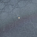 GUCCI GG Canvas Shoulder Bag Nylon Black Silver 105669 Auth ep8385-21