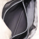 CHANEL Chain Hand Bag Leather White Silver CC Auth ep8399-18