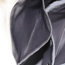 CHANEL Chain Hand Bag Leather White Silver CC Auth ep8399-19