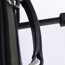 PRADA Suitcase Safiano leather Black Auth ep8401-18