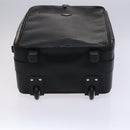 PRADA Suitcase Safiano leather Black Auth ep8401-6