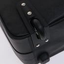 PRADA Suitcase Safiano leather Black Auth ep8401-21