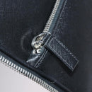 PRADA Suitcase Safiano leather Black Auth ep8401-31