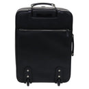 PRADA Suitcase Safiano leather Black Auth ep8401-2
