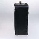 PRADA Suitcase Safiano leather Black Auth ep8401-3