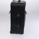 PRADA Suitcase Safiano leather Black Auth ep8401-4
