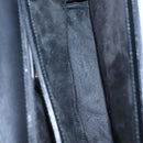 GUCCI Hand Bag Leather Black Gold 000 46 0096 Auth ep8407-21