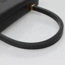GUCCI Hand Bag Leather Black Gold 000 46 0096 Auth ep8407-7