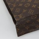 LOUIS VUITTON Monogram Sac Plat Hand Bag M51140 LV Auth ep8413-14