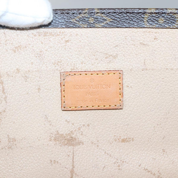 LOUIS VUITTON Monogram Sac Plat Hand Bag M51140 LV Auth ep8413