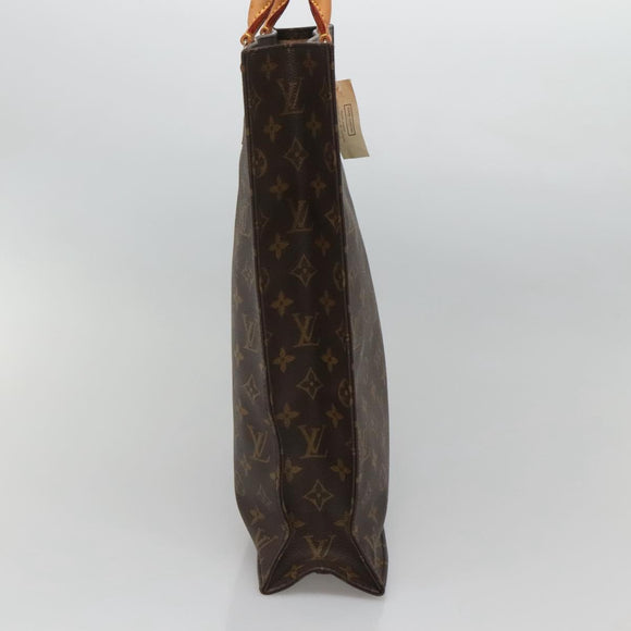 LOUIS VUITTON Monogram Sac Plat Hand Bag M51140 LV Auth ep8413
