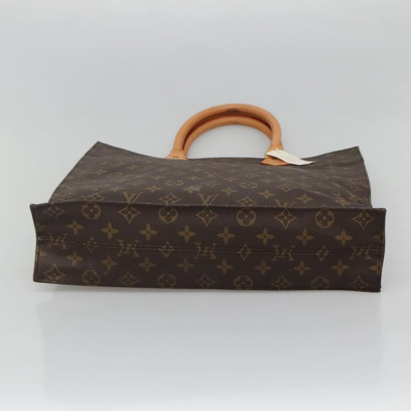 LOUIS VUITTON Monogram Sac Plat Hand Bag M51140 LV Auth ep8413