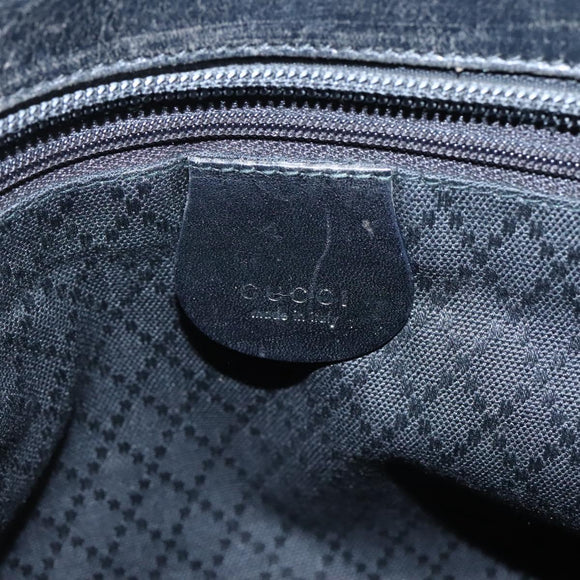 GUCCI Hand Bag Nylon Black 002 2123 0457 Auth ep8422