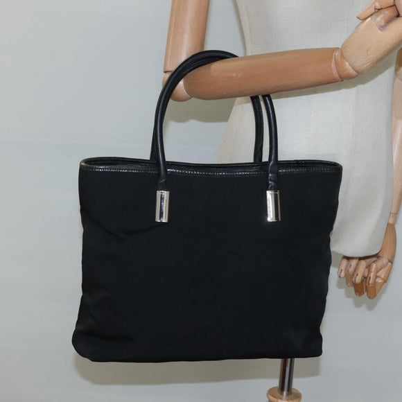GUCCI Hand Bag Nylon Black 002 2123 0457 Auth ep8422