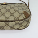 GUCCI GG Supreme Web Sherry Line Shoulder Bag PVC Beige 89 02 066 Auth ep8425-14